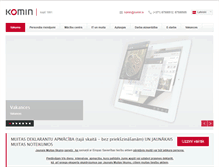 Tablet Screenshot of komin.lv